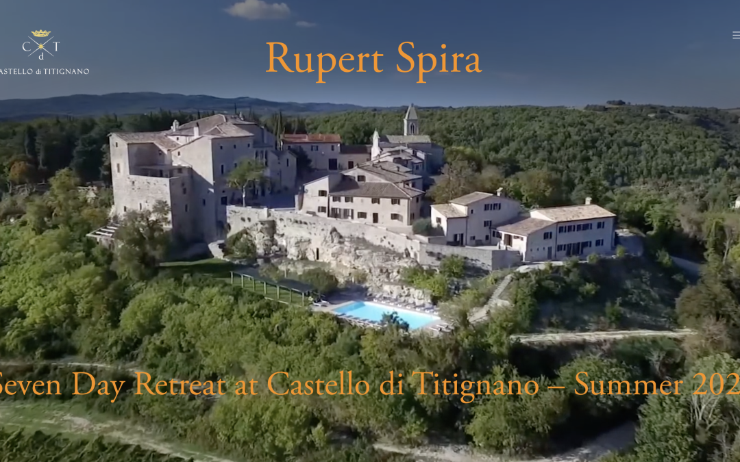 Rupert Spira at Titignano